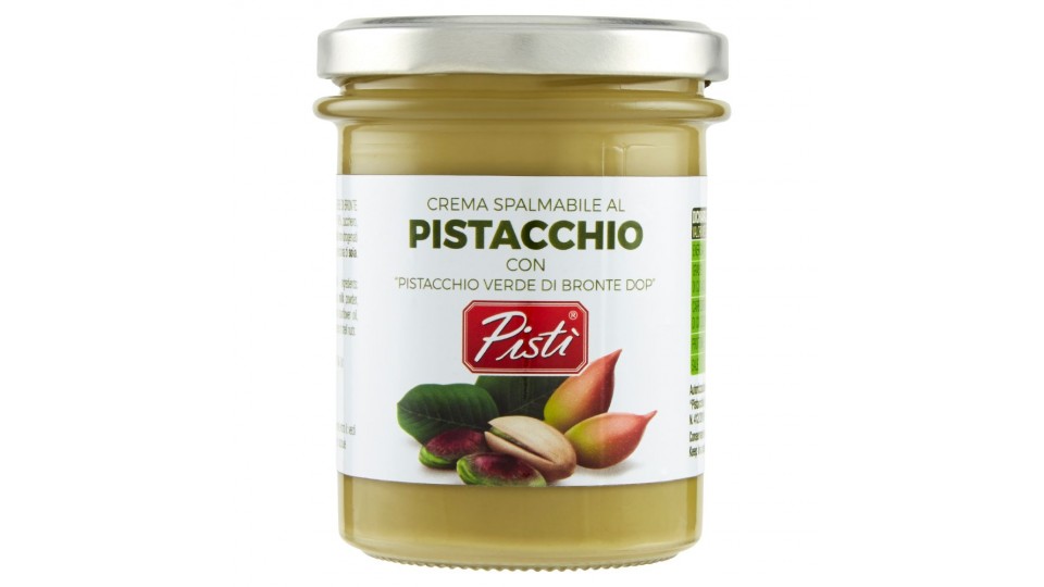 Pistì Crema Spalmabile al Pistacchio con "Pistacchio Verde di Bronte