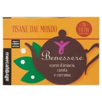 Altromercato Tisane dal Mondo Benessere 20 Filtri