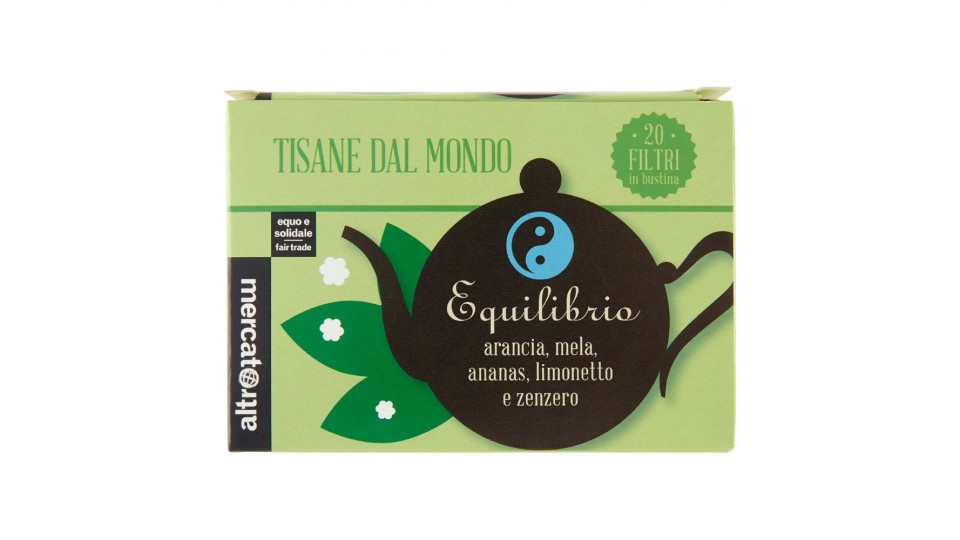 Altromercato Tisane dal Mondo Equilibrio 20 Filtri