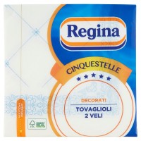 Regina, Cinquestelle decorati tovaglioli 2 veli