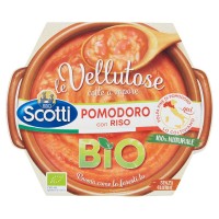 Riso Scotti, Le Vellutose cotte a vapore pomodoro con riso biologico
