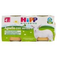 Hipp, omogeneizzato agnello con verdure biologico