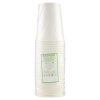 Bicchieri compostabili 200 cc bianchi