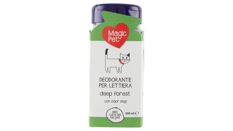 Magic Pet, deodorante per lettiera deep forest