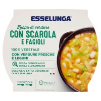 Esselunga, zuppa di verdure con scarola e fagioli