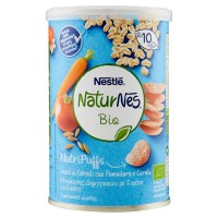 Nestlé, Naturnes Bio Nutripuffs pomodoro e carota snack ai cereali