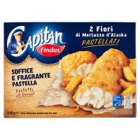 Findus, Capitan 2 fiori di merluzzi d'Alaska in pastella surgelati