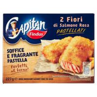 Findus, Capitan 2 fiori di salmone rosa in pastella surgelati