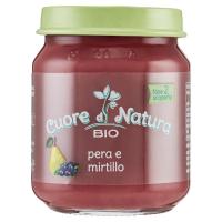 Cuore di Natura, omogeneizato di pera e mirtillo