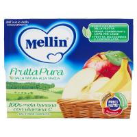 Mellin, Frutta Pura 100% mela banana con vitamina C