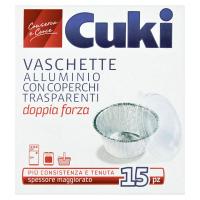 Cuki, Doppia Forza vaschette alluminio con coperchi trasparenti