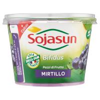 Sojasun, Bifidus soia fermentata pezzi di frutta al mirtillo