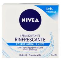 Nivea Aqua Effect Crema idratante rinfrescante con Vitamina E & Hydra IQ, per pelli da normali a miste
