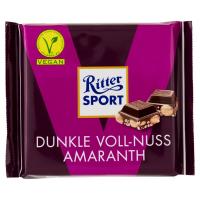 Ritter Sport, Vegan Dunkle Voll-Nuss Amaranth