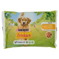 Purina, cane Friskies Vitafit bocconi in salsa con pollo e carote