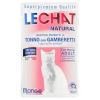 Le Chat, gatto Natural Gustosi pezzetti di tonno con gamberetti