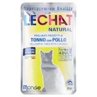 Le Chat, gatto Natural Prelibati pezzetti di tonno con pollo