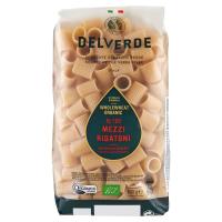 Delverde, Mezzi Rigatoni n. 120 pasta di semola integrale di grano duro biologica