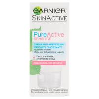 Garnier SkinActive PureActive Sensitive Crema Anti-Imperfezioni Idratante Opacizzante, per pelli sensibili con impurità