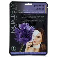 Facialderm Perfect Smooth Maschera Ultra Idratante pelle normale, Centaurea + Viola Tricolor + Lavanda + Acido Ialuronico, per viso e collo