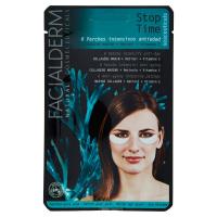 Facialderm Stop Time Patches Intensivi anti-aging, Collagene Marino + Retinolo + Vitamina E, per occhi