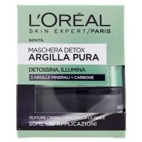 L'Oreal Skin Expert/Paris Maschera Detox Argilla Pura, detossina, illumina, 10 applicazioni