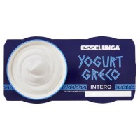 Esselunga, yogurt greco intero bianco