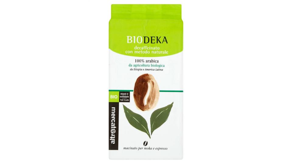 Altromercato Bio, Biodeka caffè 100% arabica