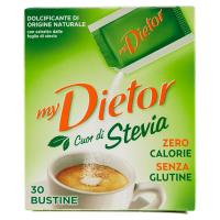 my Dietor, Cuor di Stevia dolcificante 30 bustine