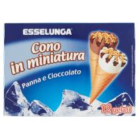Esselunga, cono in miniatura panna e cioccolato