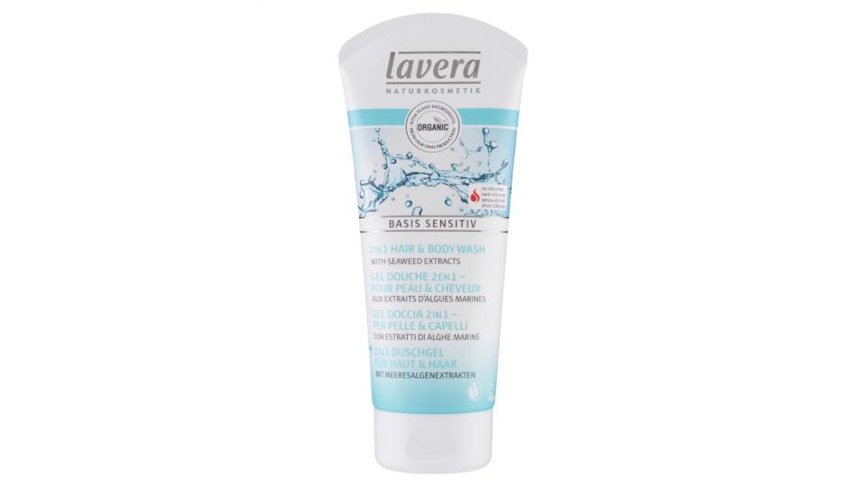 Lavera, Basis Sensitiv gel doccia 2in1