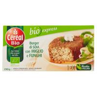 Céréal Bio, Bio express burger di soia con miglio e funghi