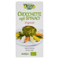 Natura Nuova Bio 2 Crocchette agli spinaci vegetale, fonte di proteine e ricco di fibre, da agricoltura biologica