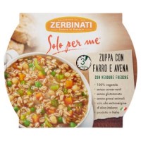 Zerbinati Zuppa con farro e avena con verdure fresche 100% vegetale