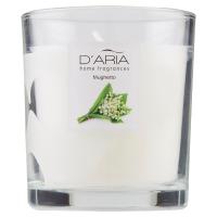 D'Aria Candela con bicchiere al profumo di mughetto