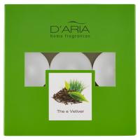 D'Aria Candele tealight al profumo di the e vetiver