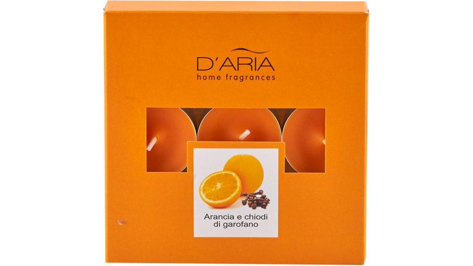 D'Aria Candele tealight al profumo di arancia e chiodi di garofano |  Detersivi E Pulizia Casa | Spesa Online a casa: confronta le offerte di  spesa a domicilio Esselunga | MiaSpesa.it