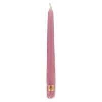 Candela conica colore rosa, altezza
