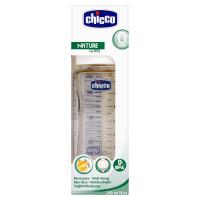 Chicco, Nature Glass Benessere biberon  0m+