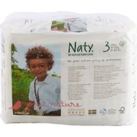 Naty By Nature, Babycare pannolini ecologici taglia 3 (4-9 Kg)