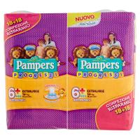 Pampers, Progressi taglia 6 extra large (16+ Kg) conf.
