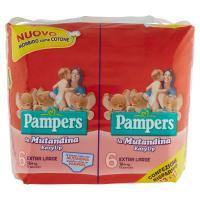 Pampers, Easy Up La Mutandina taglia 6 extra large (16+ Kg) conf.