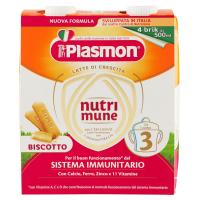 Plasmon, Nutrimune 3 Latte di crescita biscotto