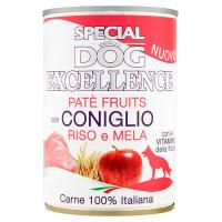Monge, cane Special Dog Excellence patè fruits con coniglio riso e mela