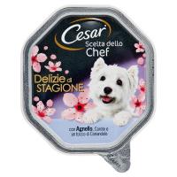 Cesar, cane Scelta dello Chef Delizie di Stagione alimento con agnello carote e coriandolo