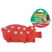Purina Friskies gioco in gomma per cani, maialino colori assortiti