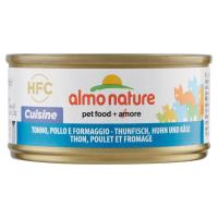 Almo Nature, gatto HFC Cuisine alimento con tonno pollo formaggio