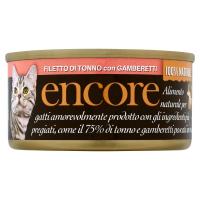 Encore, gatto filetto di tonno con gamberetti
