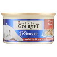 Purina, gatto Gourmet Diamant Sfilaccetti con delizioso vitello lattina