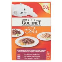 Purina, gatto Gourmet Mon Petit scelta squisite ricette di carne con manzo, vitello e agnello